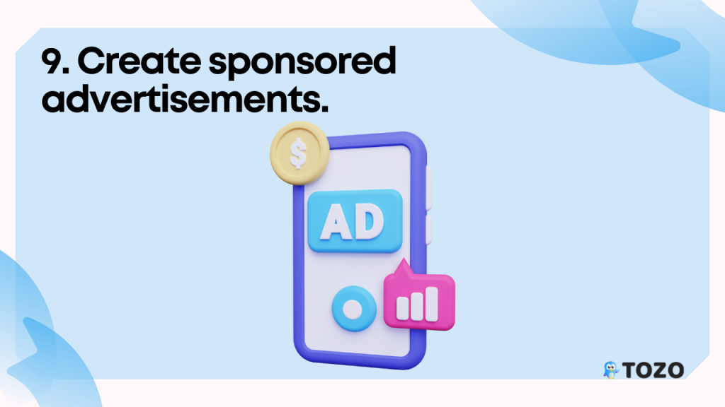 Create a sponsored advertisements