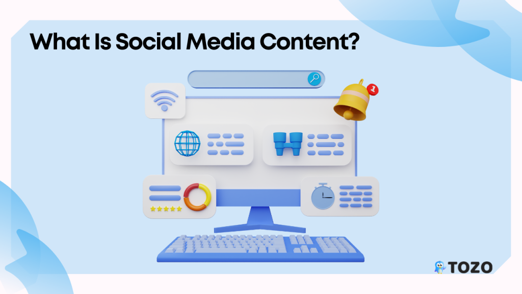 what is social media content