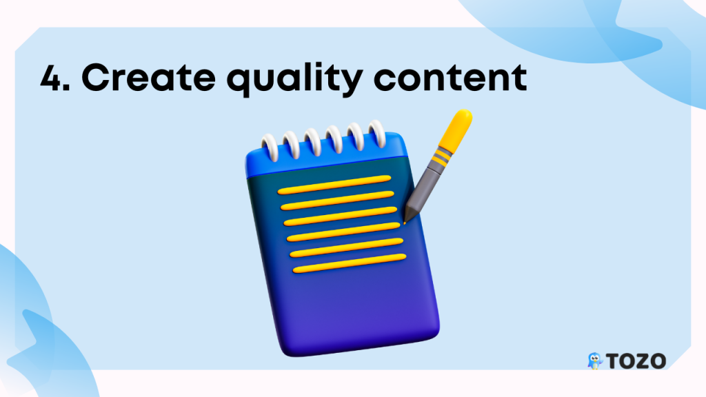create quality content