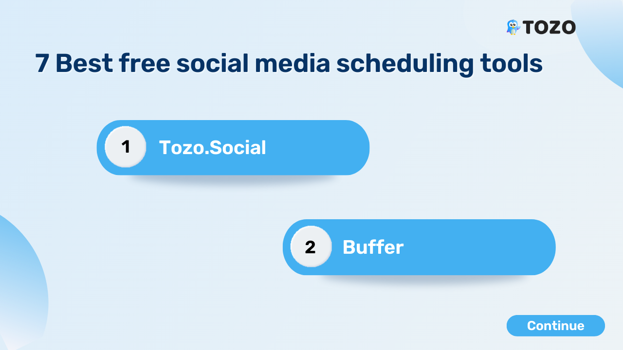 Best free social media scheduling tools